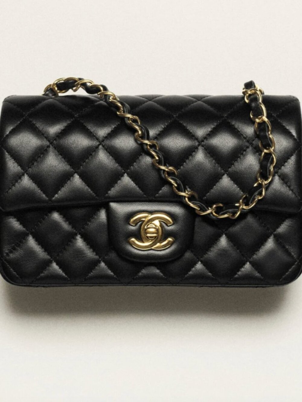 Chanel 2025 Classic Flap Mini Quilted Black Gold Hardware NEW NWT NIB